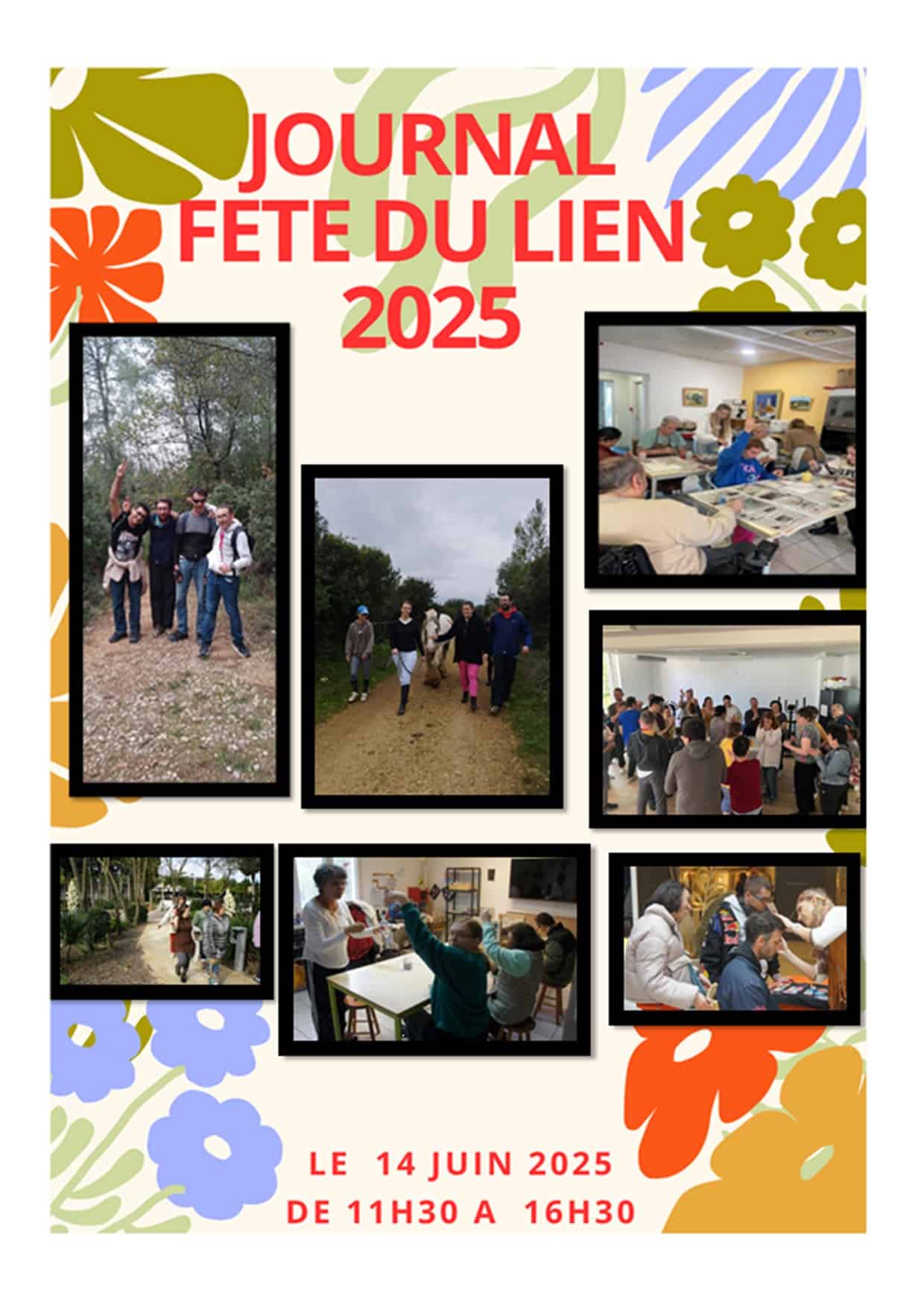 affiche fête du lien